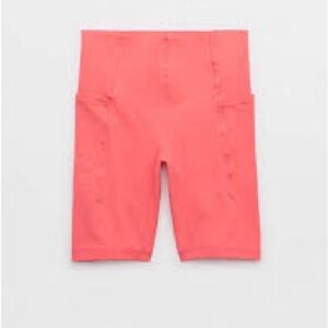 NWT Aerie OFFLINE 7” Bike Shorts – Coral Small
